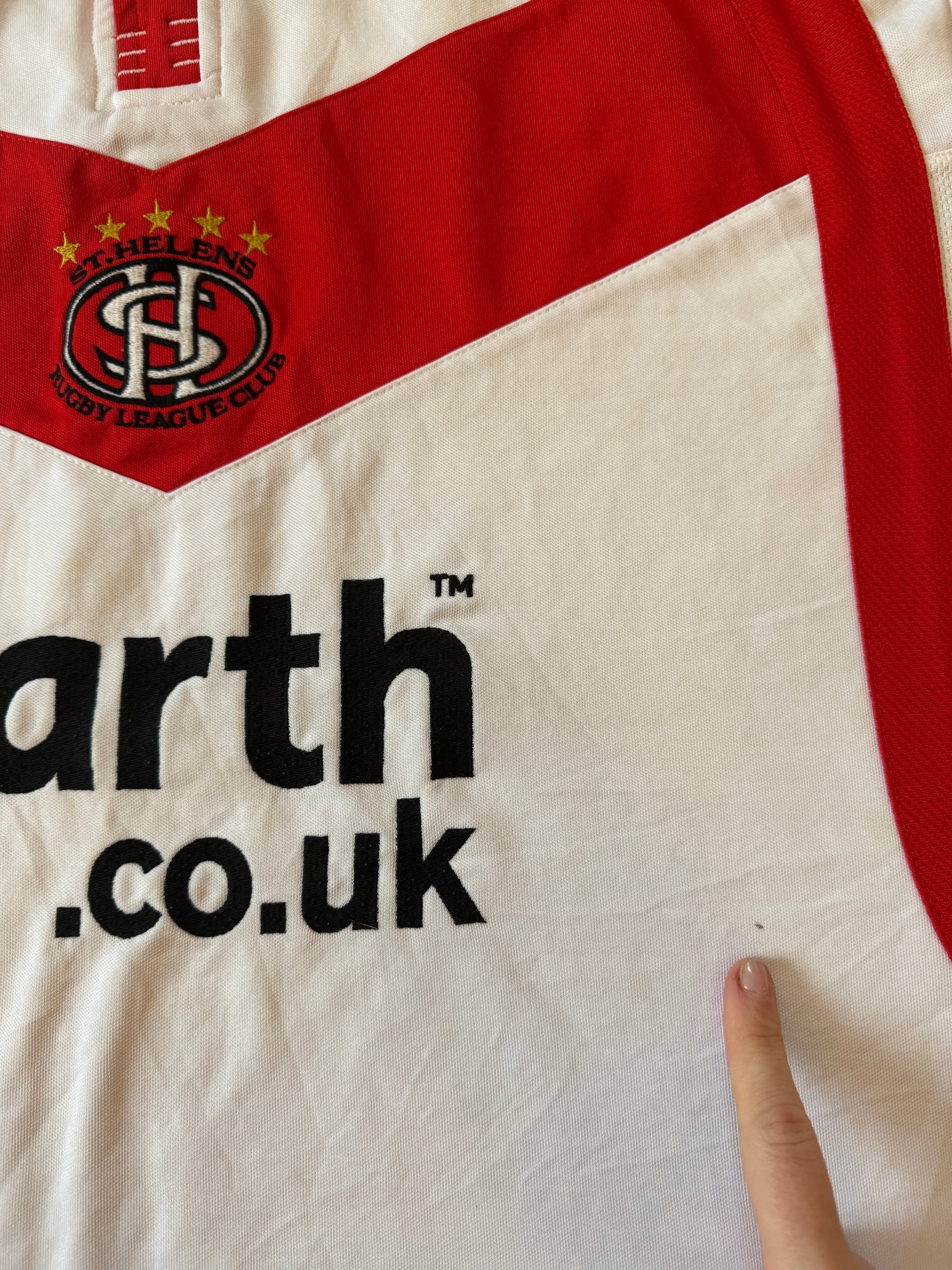 3XL Puma White St Helens Rugby Shirt