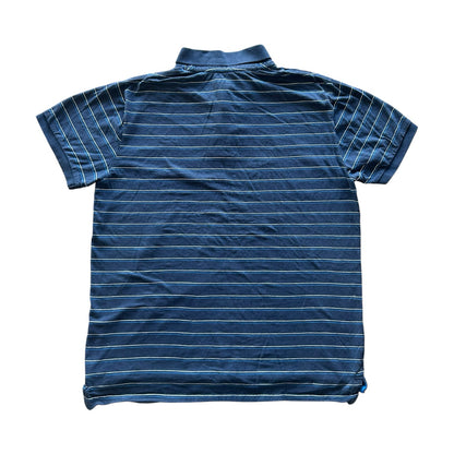 Medium Old Navy Blue and White Polo Shirt