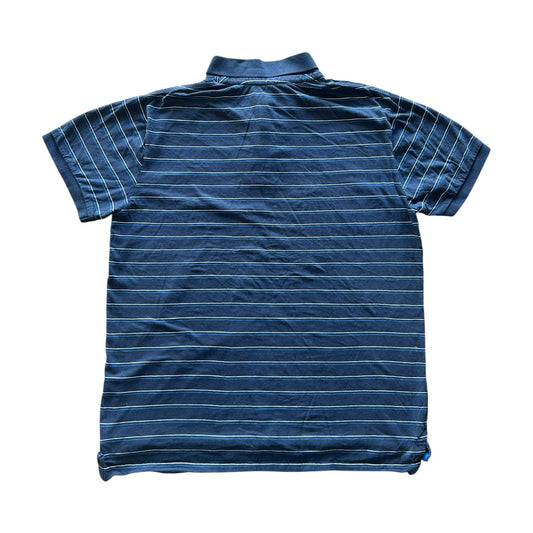Medium Old Navy Blue and White Polo Shirt