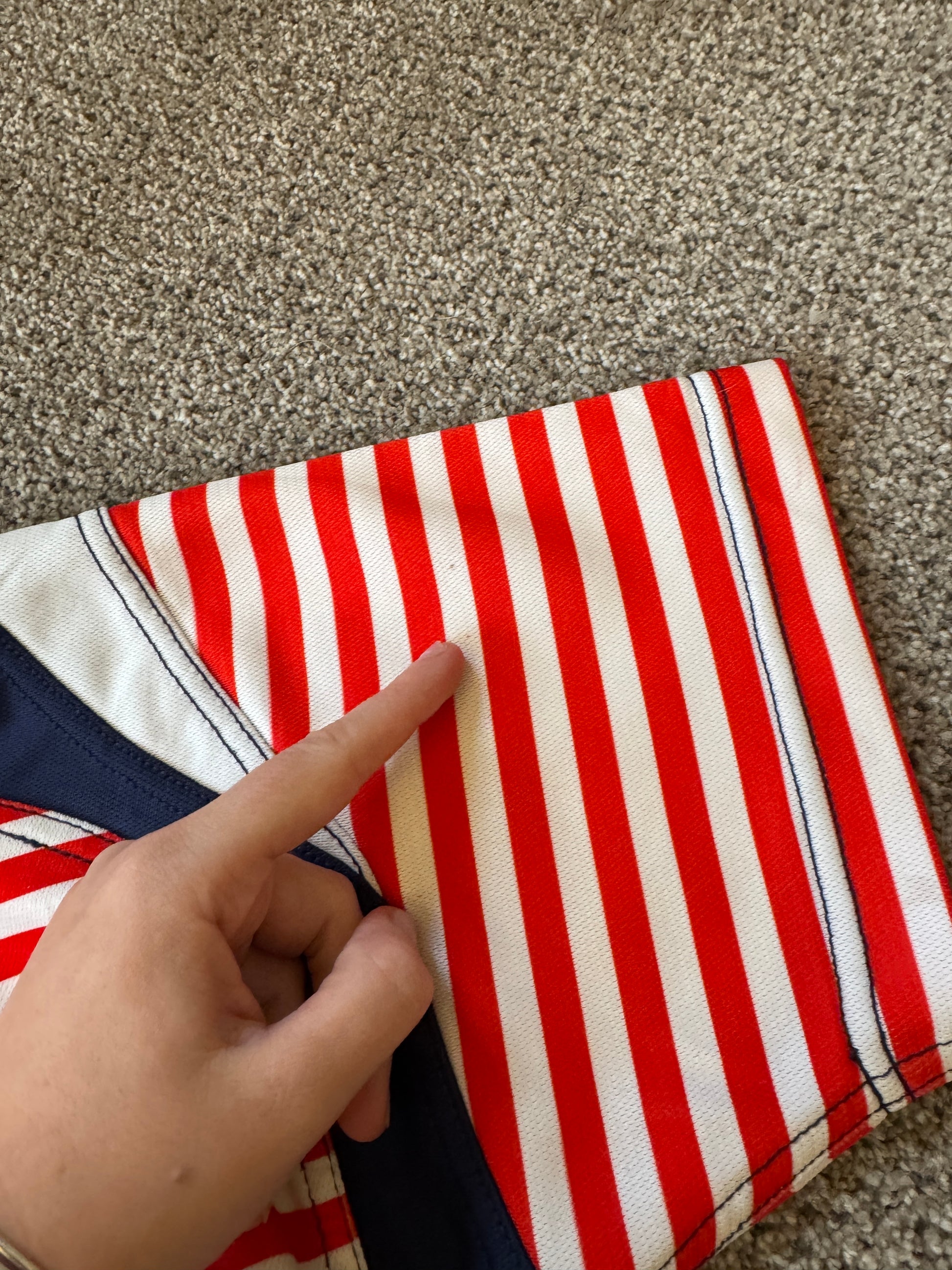 Small Surridge Red Lancashire Rugby Shirt