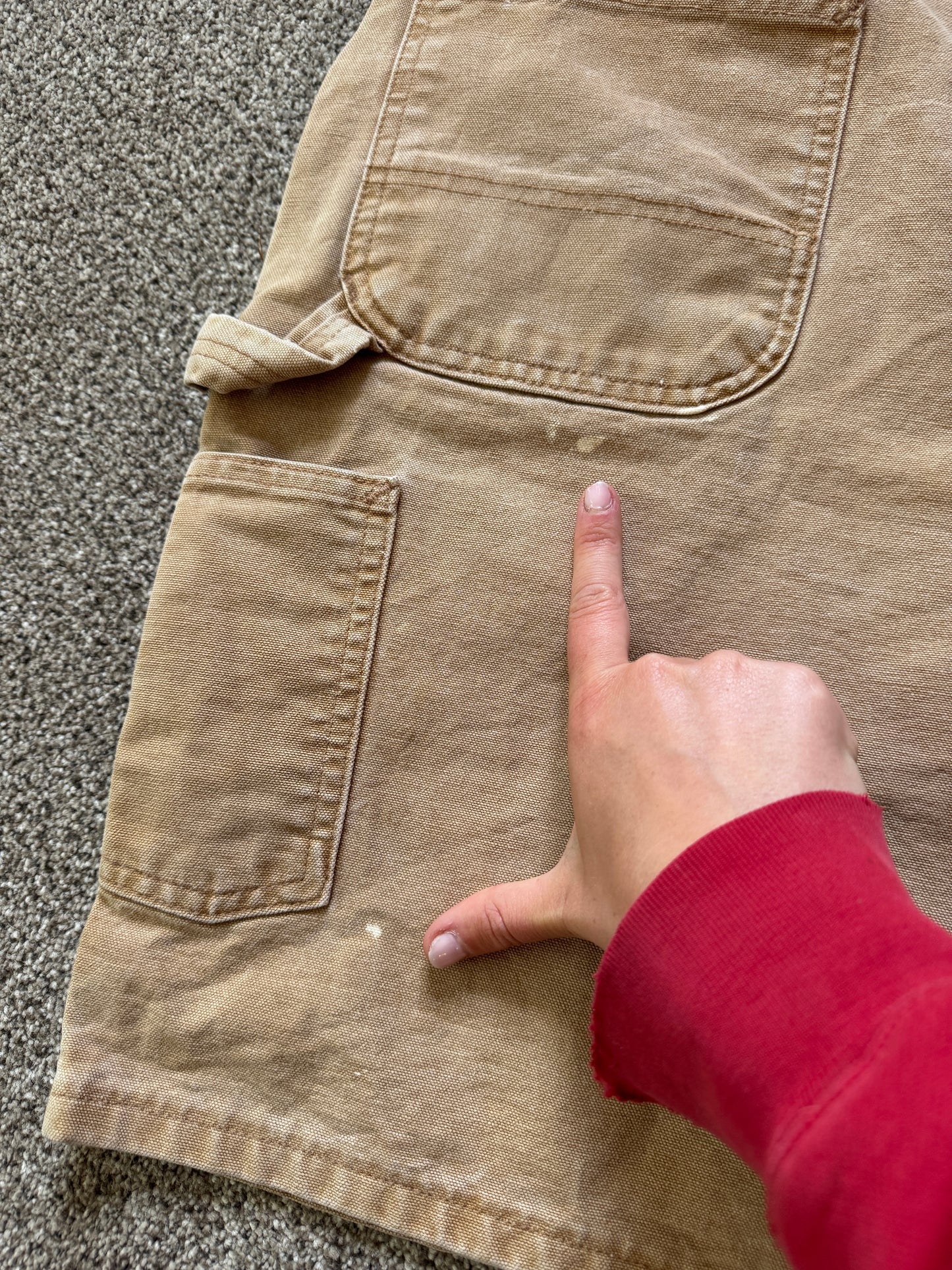 46" Carhartt Tan/ Beige Cargo Shorts