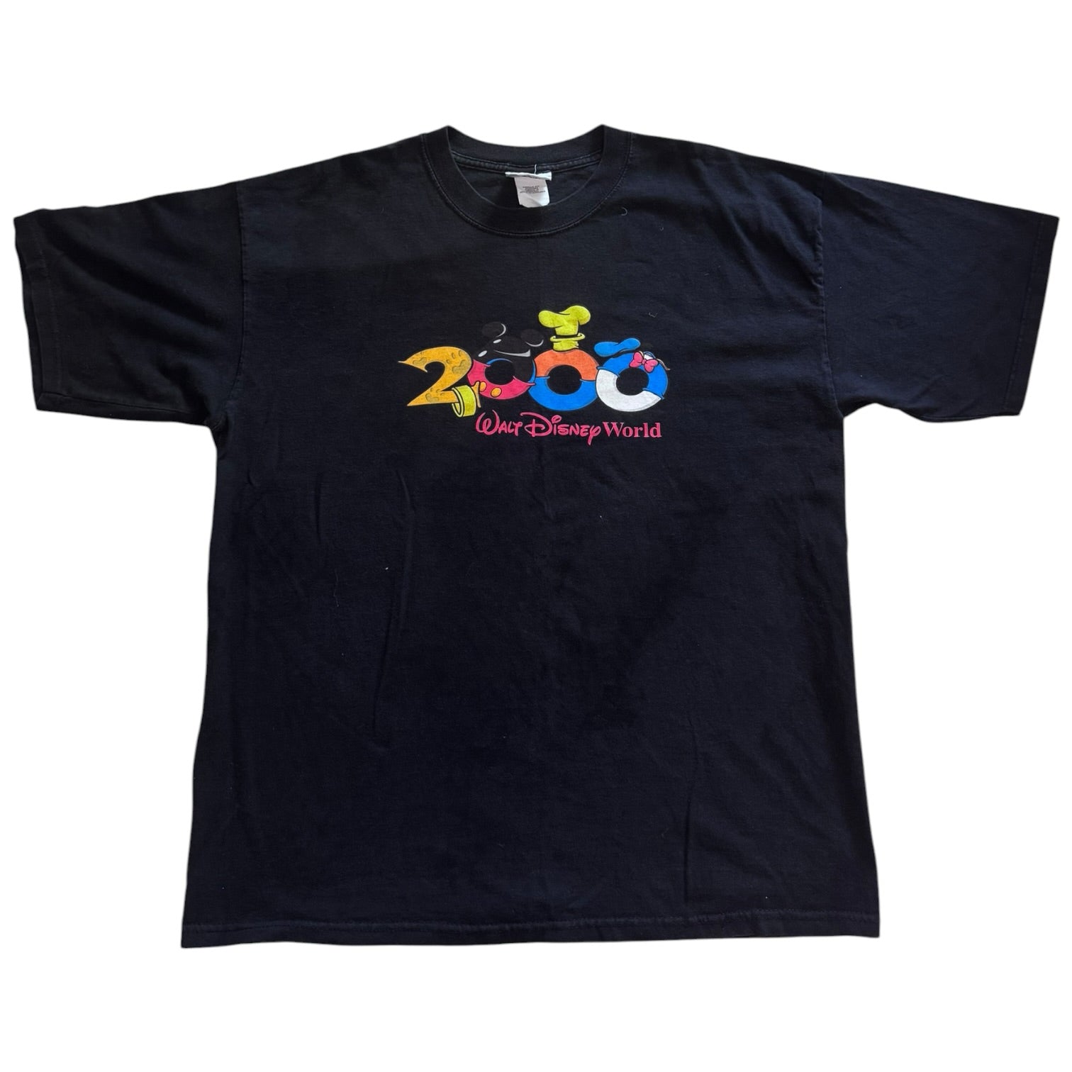 Large Walt Disney World 2000 Black T-Shirt