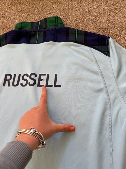 4XL 2019 Scotland Rugby Russell Blue Rugby Shirt