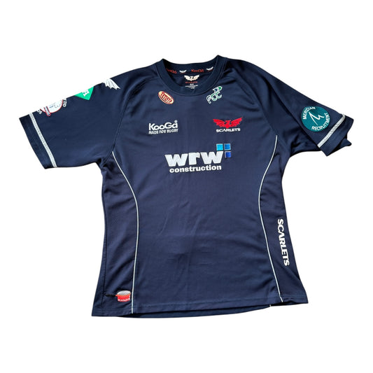 Extra large Kooga Scarlets Navy Rugby Shirt