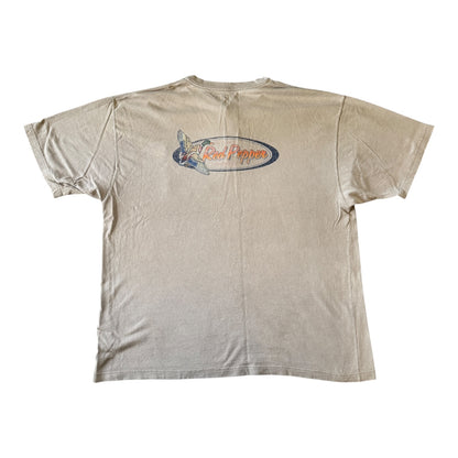 Extra large Carhartt Beige Henley Red Pepper Graphic T-Shirt