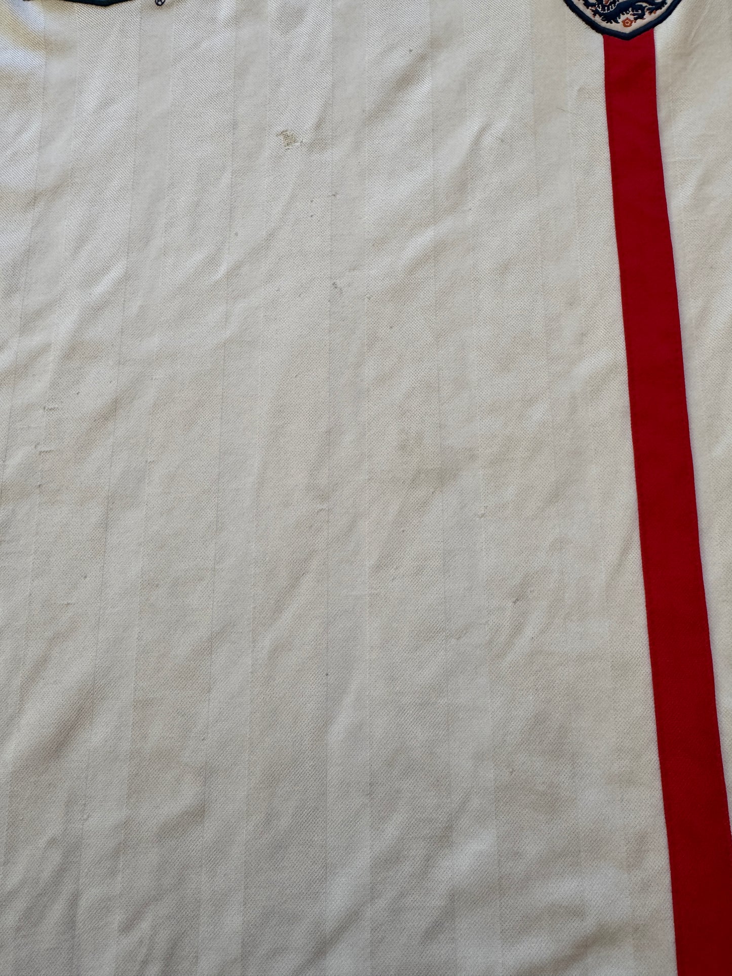 Extra large 2001-03 Umbro White England Football Shirt - flaws
