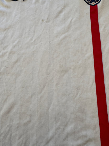 Extra large 2001-03 Umbro White England Football Shirt - flaws