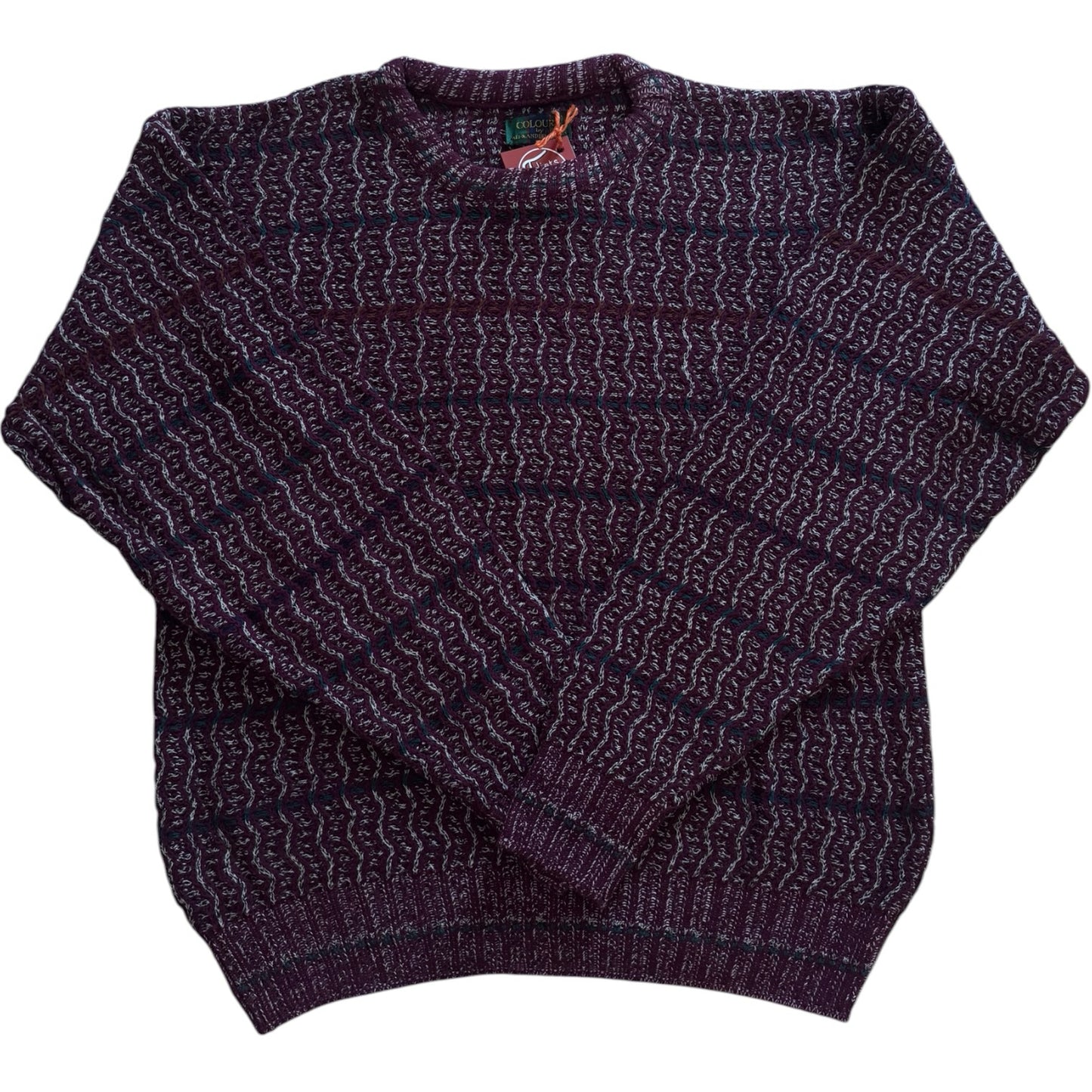 Medium Colours Purple Funky Knit Jumper