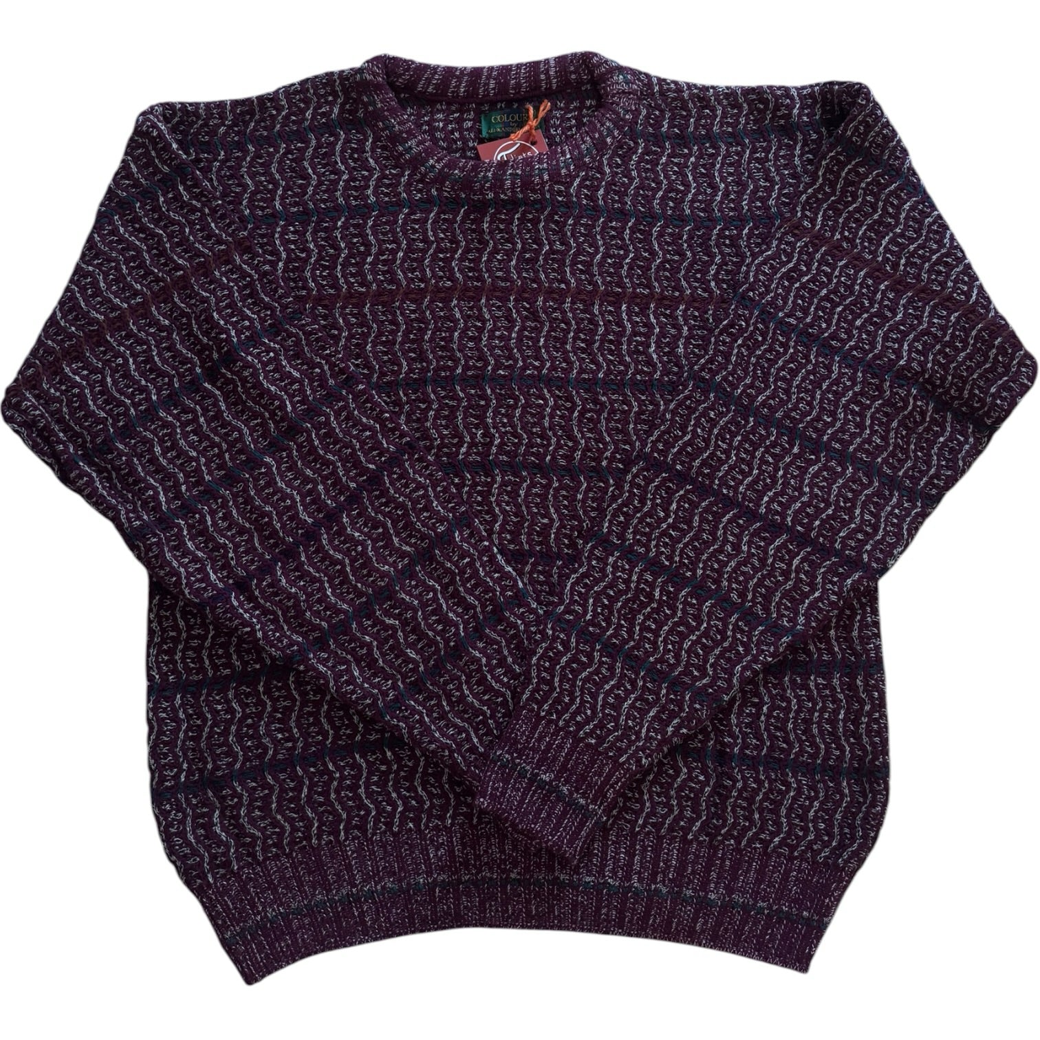 Medium Colours Purple Funky Knit Jumper