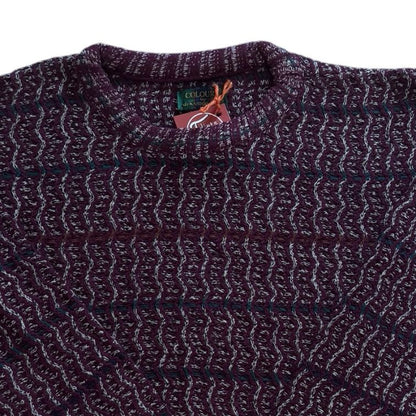 Medium Colours Purple Funky Knit Jumper