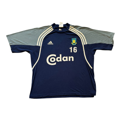 Extra large 2000-01 Adidas Blue Brøndby IF Football T-Shirt