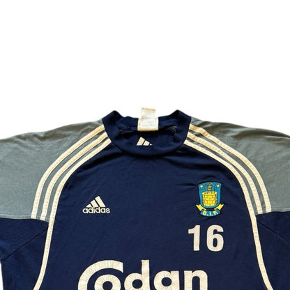 Extra large 2000-01 Adidas Blue Brøndby IF Football T-Shirt