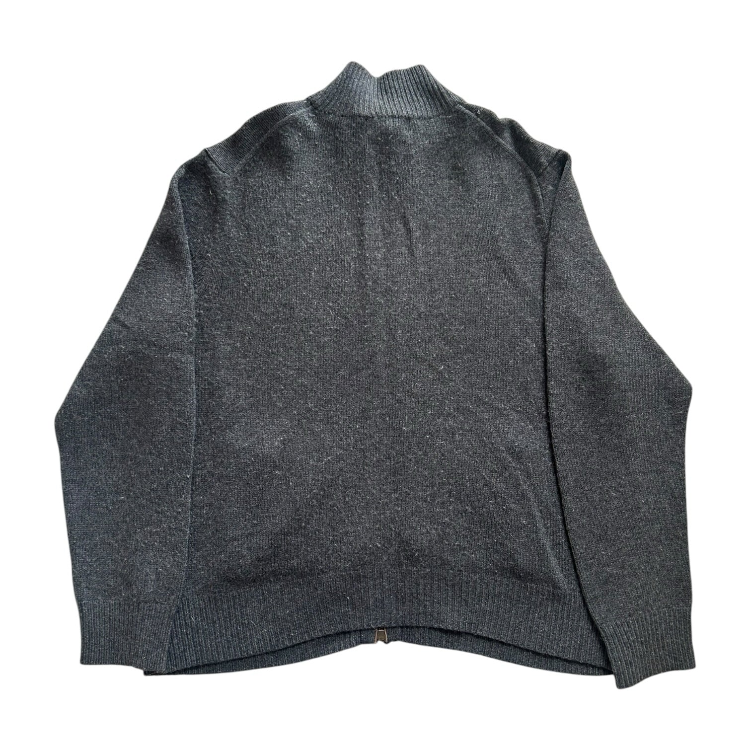 XXL Ralph Lauren Grey Knitted Full Zip Jumper