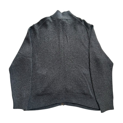 XXL Ralph Lauren Grey Knitted Full Zip Jumper