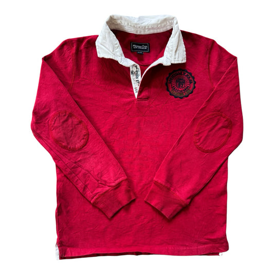 Aged 11-12 Massimo Dutti Red Rugby Shirt