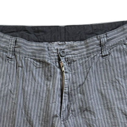 34" Carhartt Grey Striped Primary Bermuda Shorts