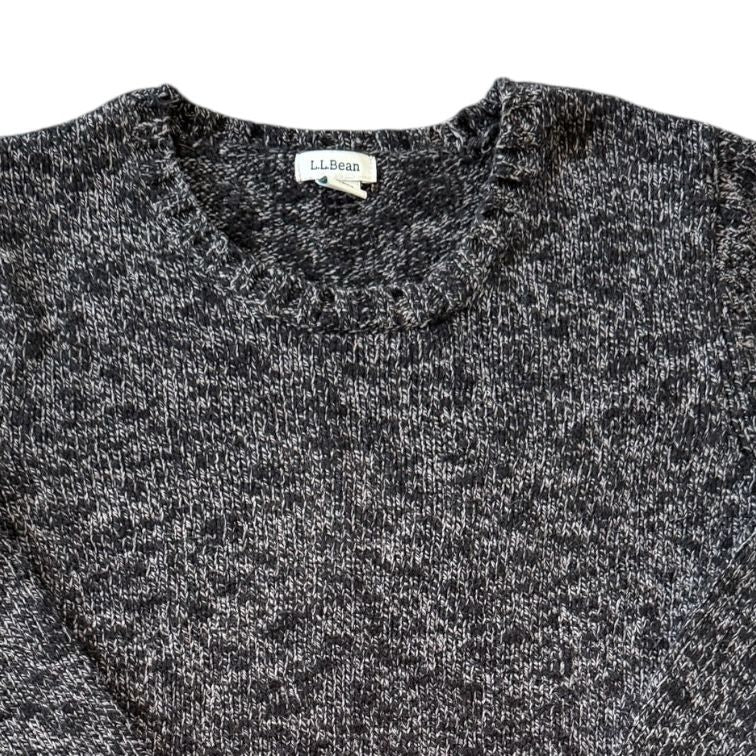 Woman's Extra small L.L.bean Speckled Grey Knitted Jumper