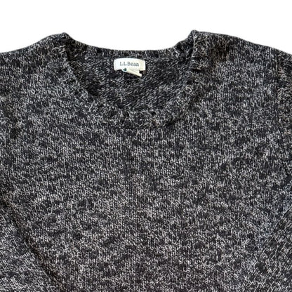Woman's Extra small L.L.bean Speckled Grey Knitted Jumper