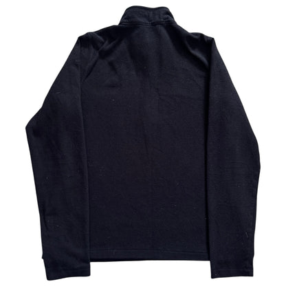 Woman's Medium The North Face Black 1/4 Zip Fleece