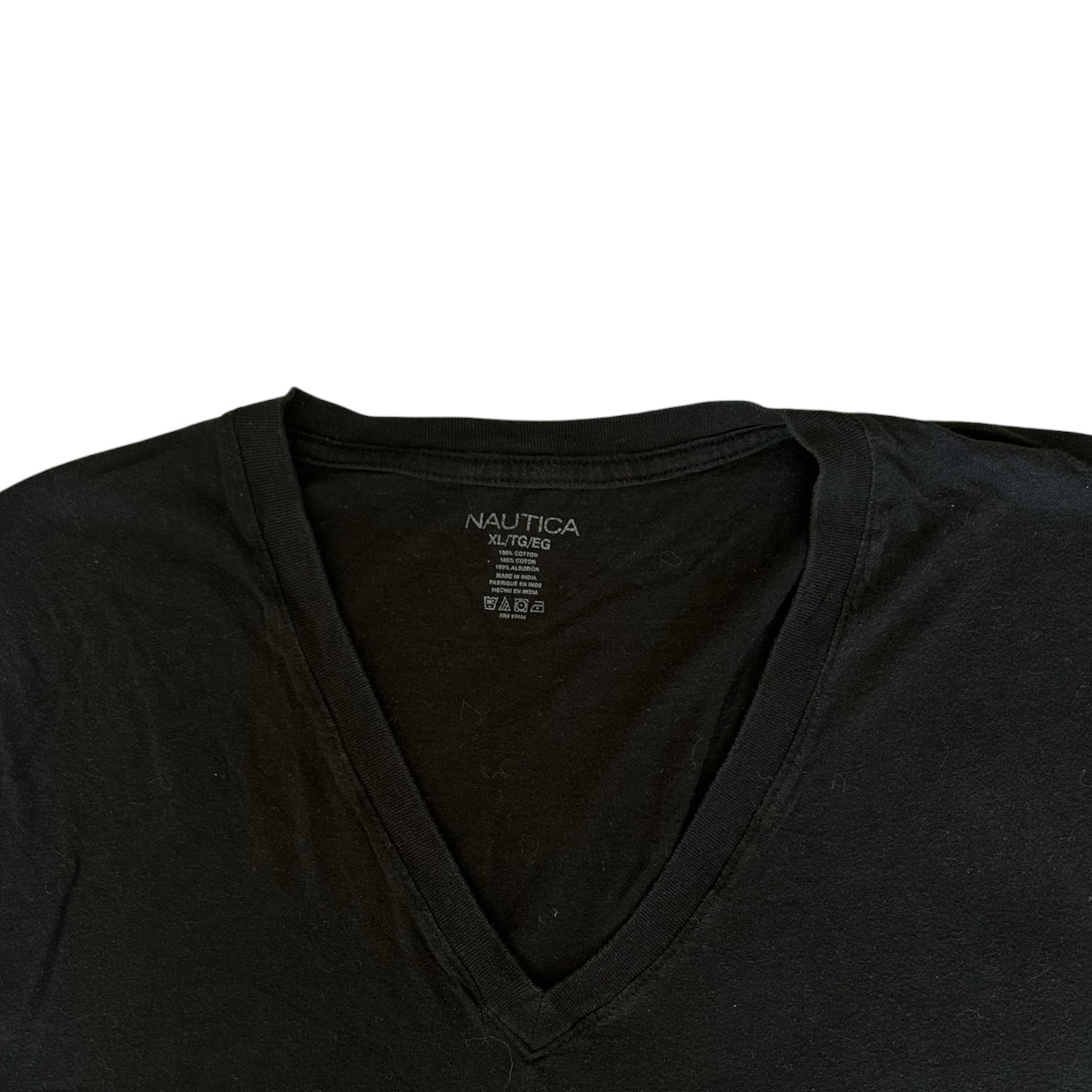 Extra large Nautica Black V-Neck T-Shirt