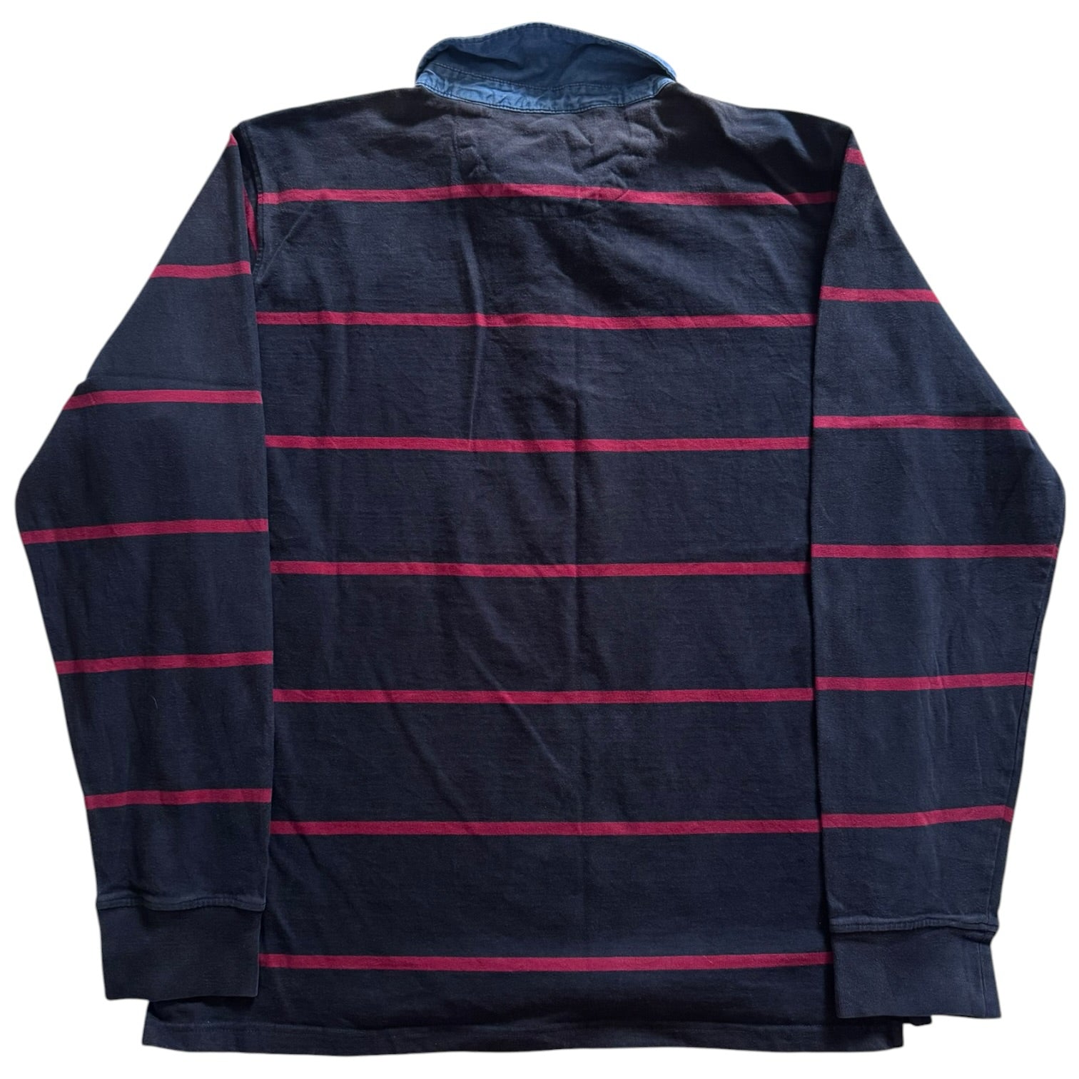 Extra large Mo Casual Navy and Red Rugby Shirt