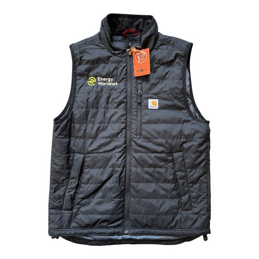 Medium Carhartt Black Gilliam Rain Defender Lightweight Insulated Gilet