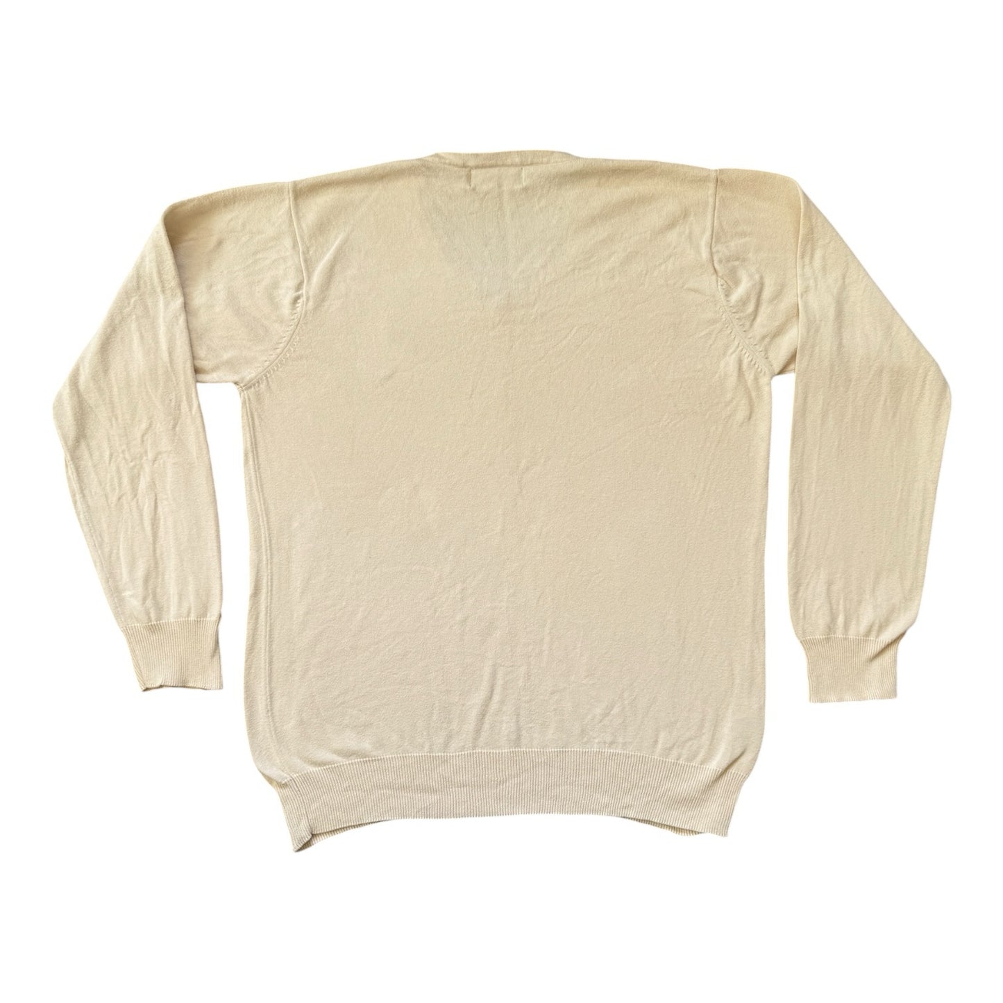 Medium Fred Perry Beige V-Neck Jumper