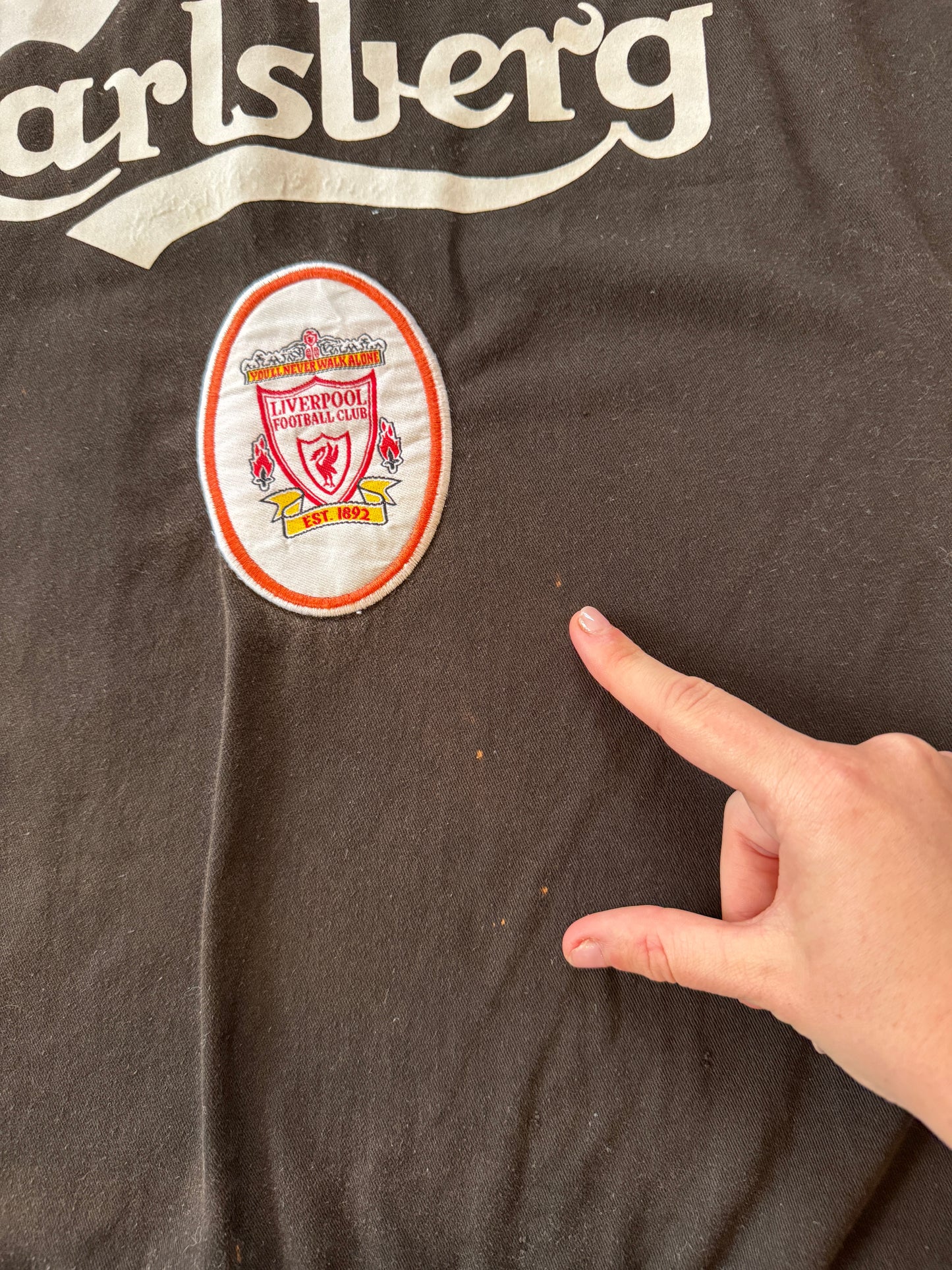 Rare XXL Reebok 1996/97 Liverpool F.C. Black Drill Jacket