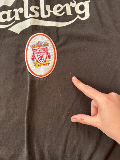 Rare XXL Reebok 1996/97 Liverpool F.C. Black Drill Jacket