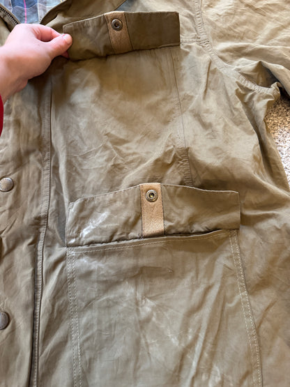 3XL Barbour Tan Light Brown Sanderling Casual Jacket (replaced pockets)