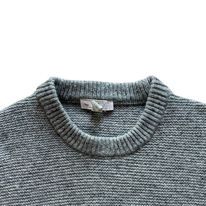 Small Gap Grey Knitted Crewneck Jumper