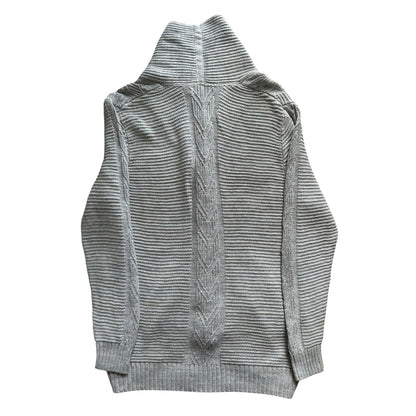 Medium Nautica Grey Shawl Neck Cardigan