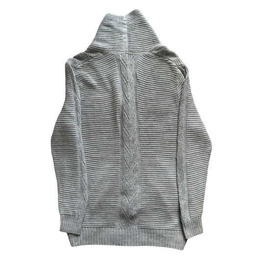 Medium Nautica Grey Shawl Neck Cardigan