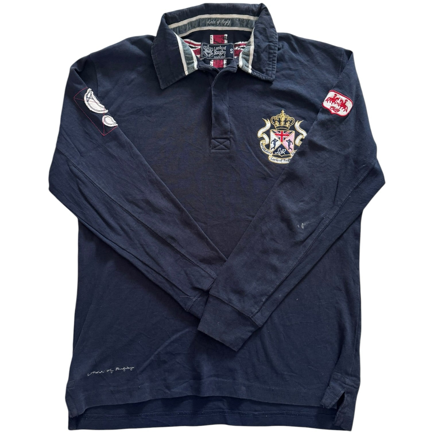 Small Lords Of Rugby Navy Rugby Shirt