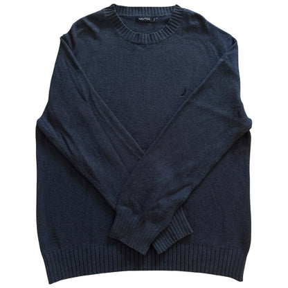 Extra large Nautica Navy Heavy Knit Jumper