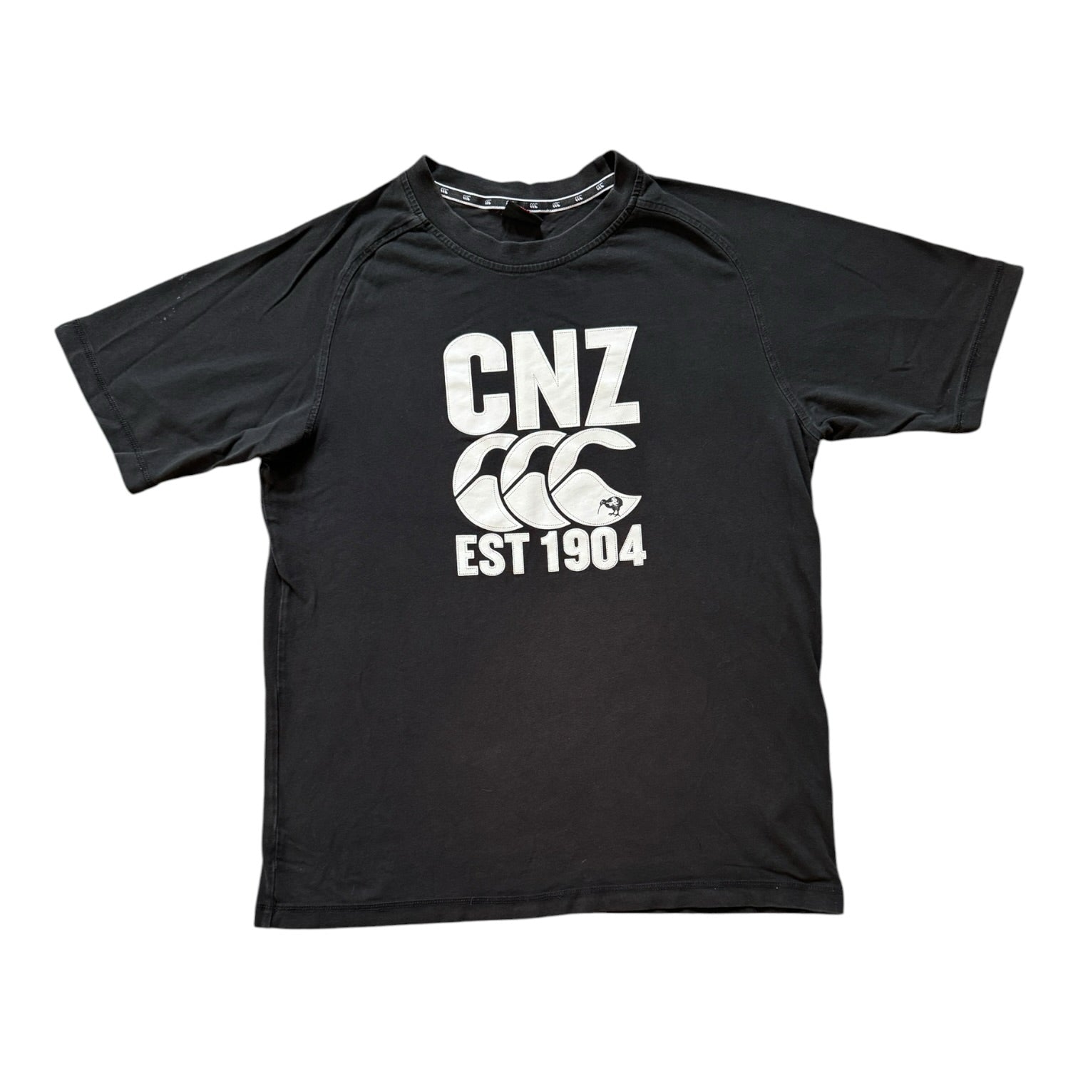 Large Canterbury Of New Zealand Black T-Shirt