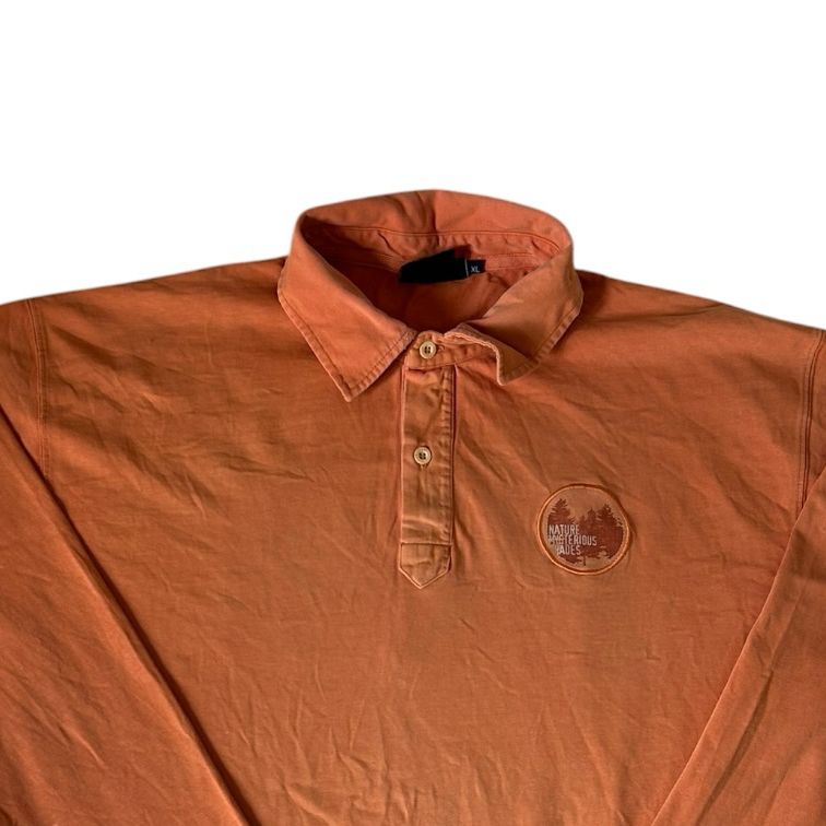 Extra large Quebramar Orange Rugby Shirt