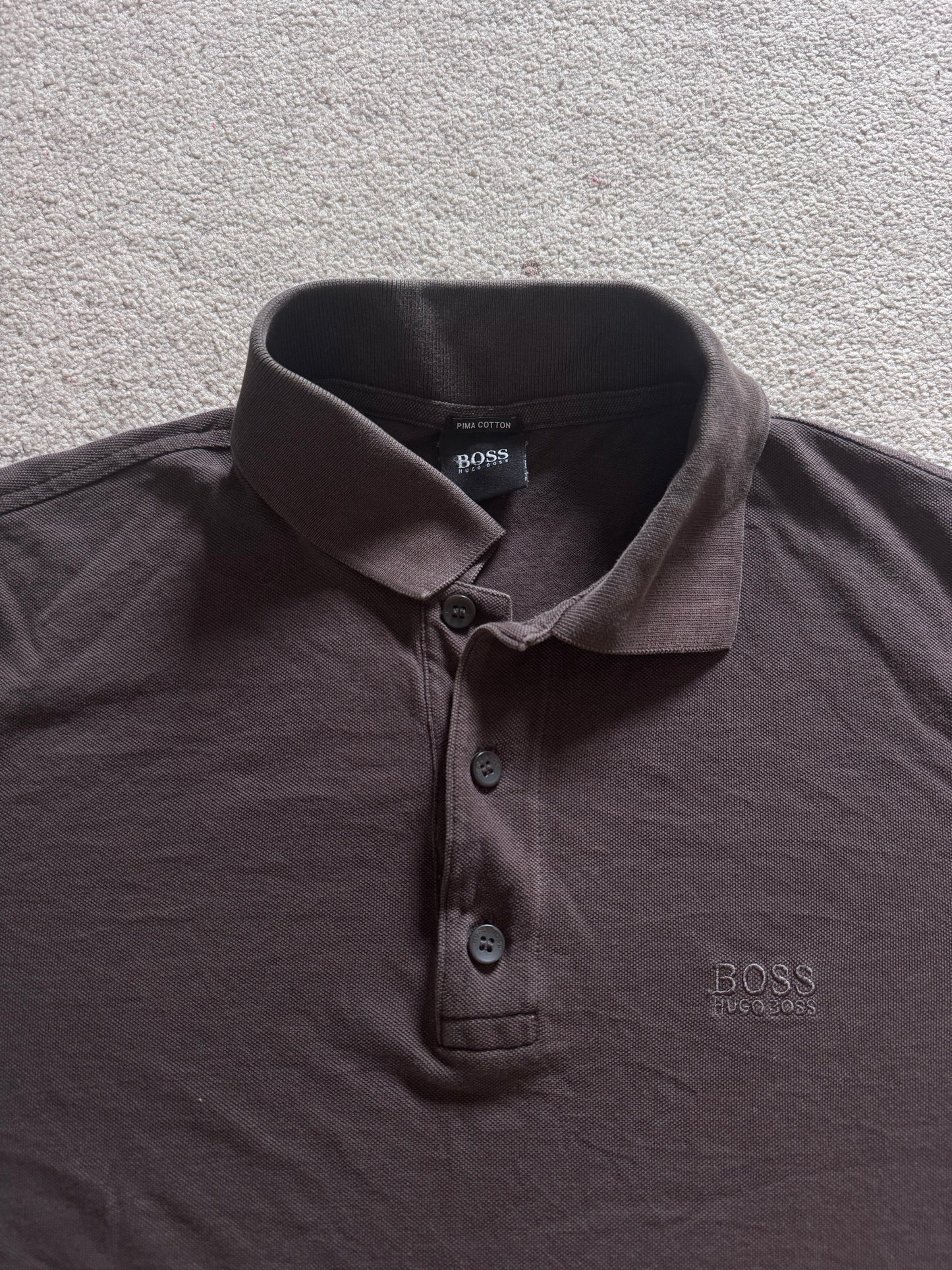 Small Boss Brown Polo Shirt