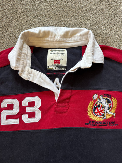 Medium Kevingston Red Lancashire GB Rugby Shirt
