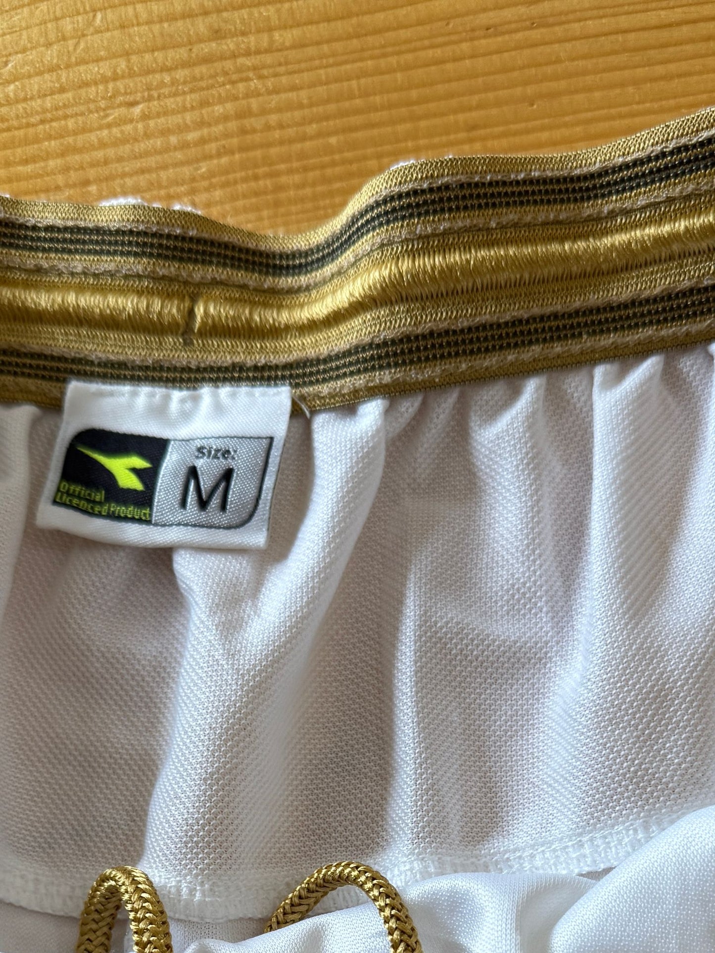 2007-09 Medium Diadora White Scotland Football Shorts
