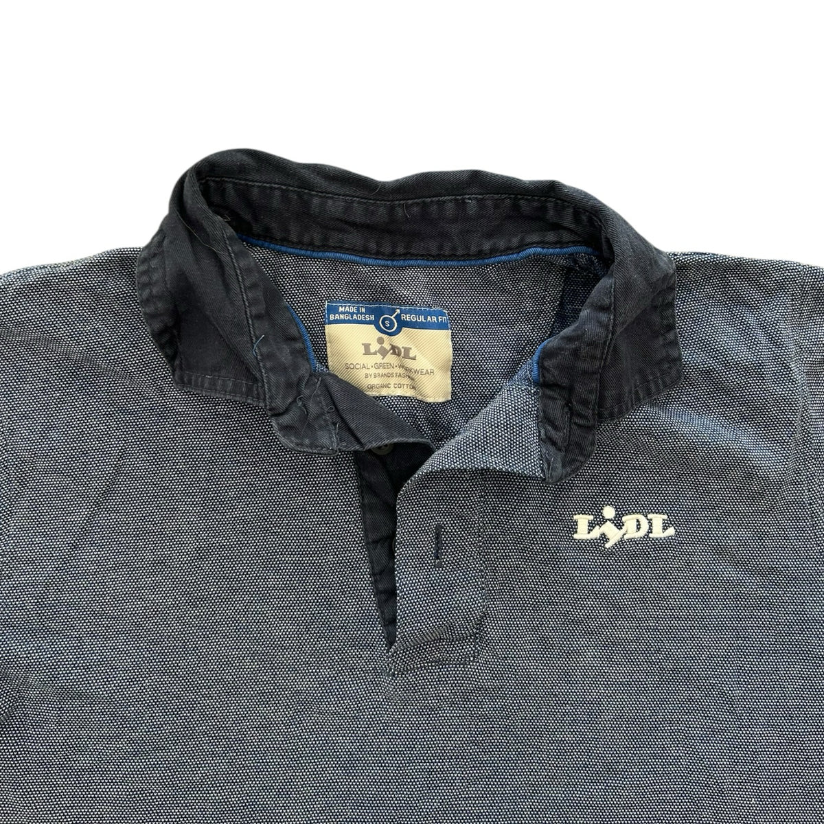 Small Lidl Grey Polo Shirt