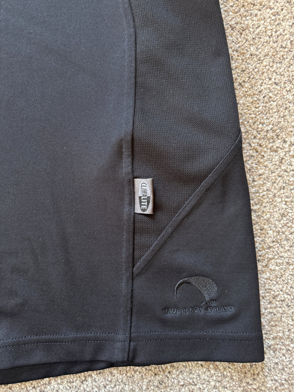 Small Adidas Black New Zealand All Blacks Short Sleeved Rugby Shirt