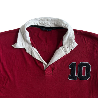Medium Hanley Red Rugby Shirt