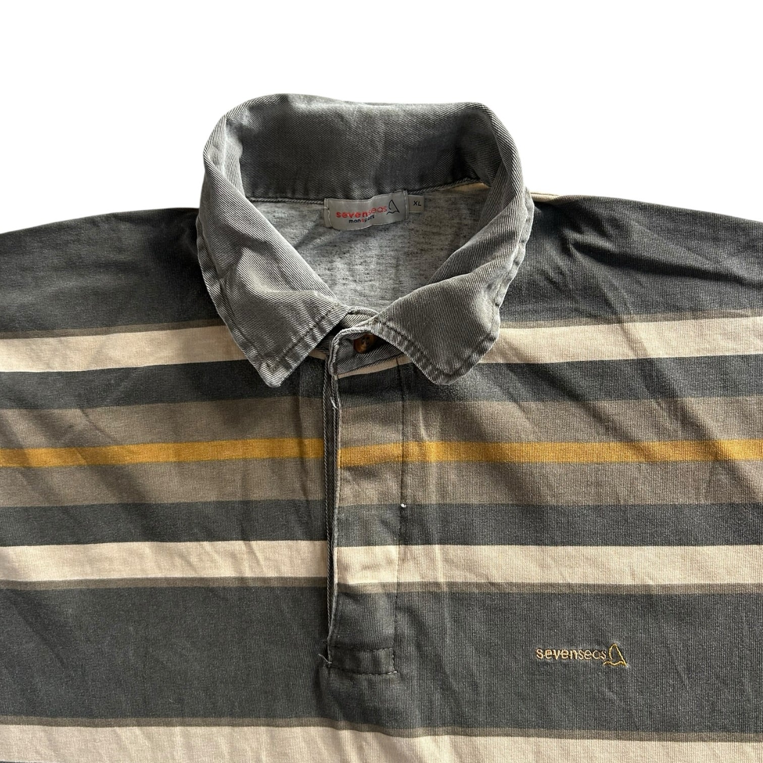 Extra large Sevenseas Greeny Beige Rugby Shirt