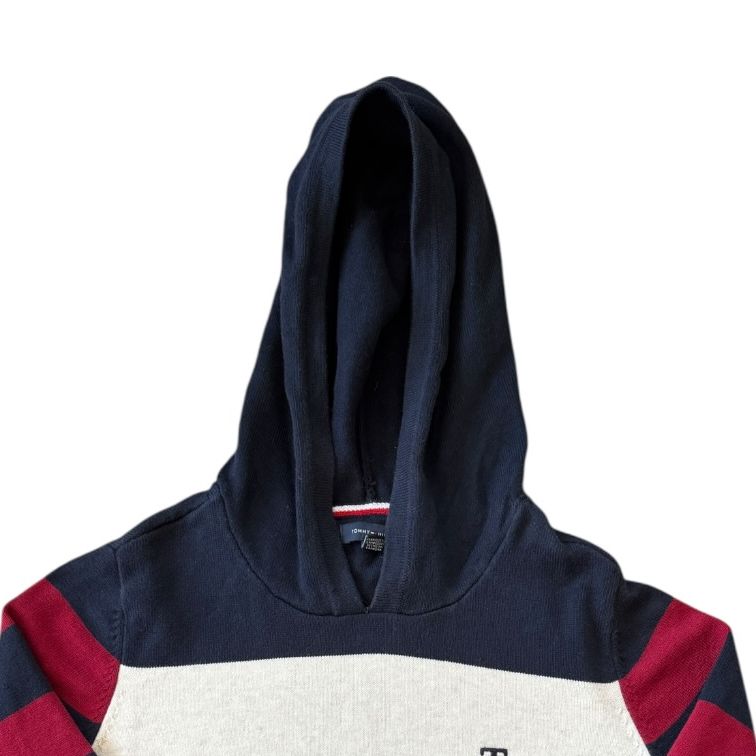 Aged 12-14 Tommy Hilfiger Navy, Red and White Hoodie