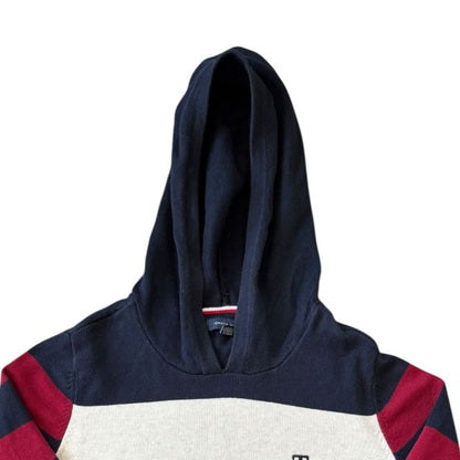 Aged 12-14 Tommy Hilfiger Navy, Red and White Hoodie