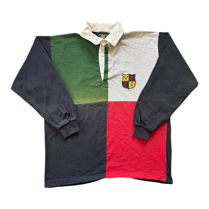 Medium Gotte Sport Navy, Red, Green and Grey Cricket Rugby Shirt