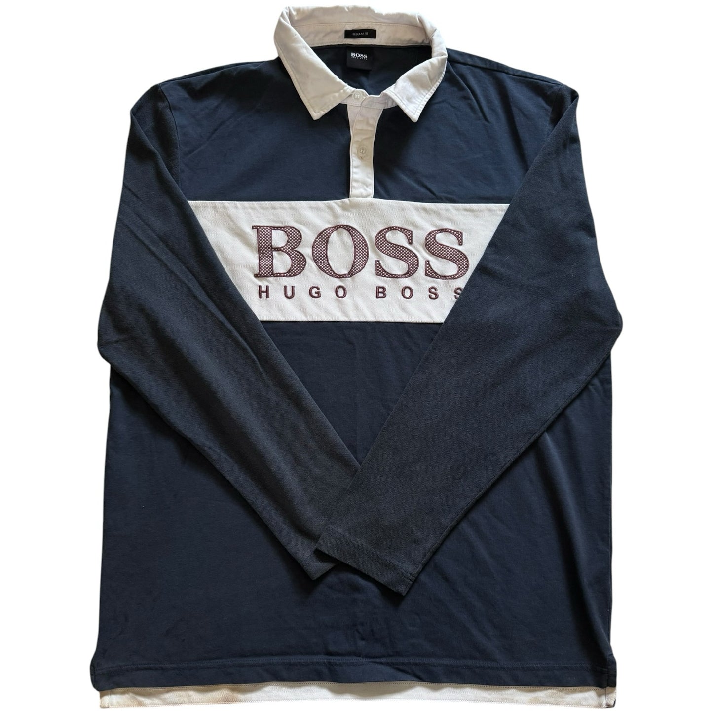 XXL Hugo Boss Navy Rugby Shirt