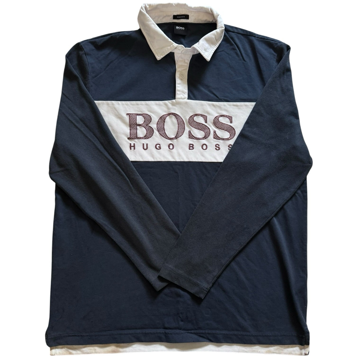 XXL Hugo Boss Navy Rugby Shirt