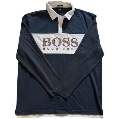 XXL Hugo Boss Navy Rugby Shirt